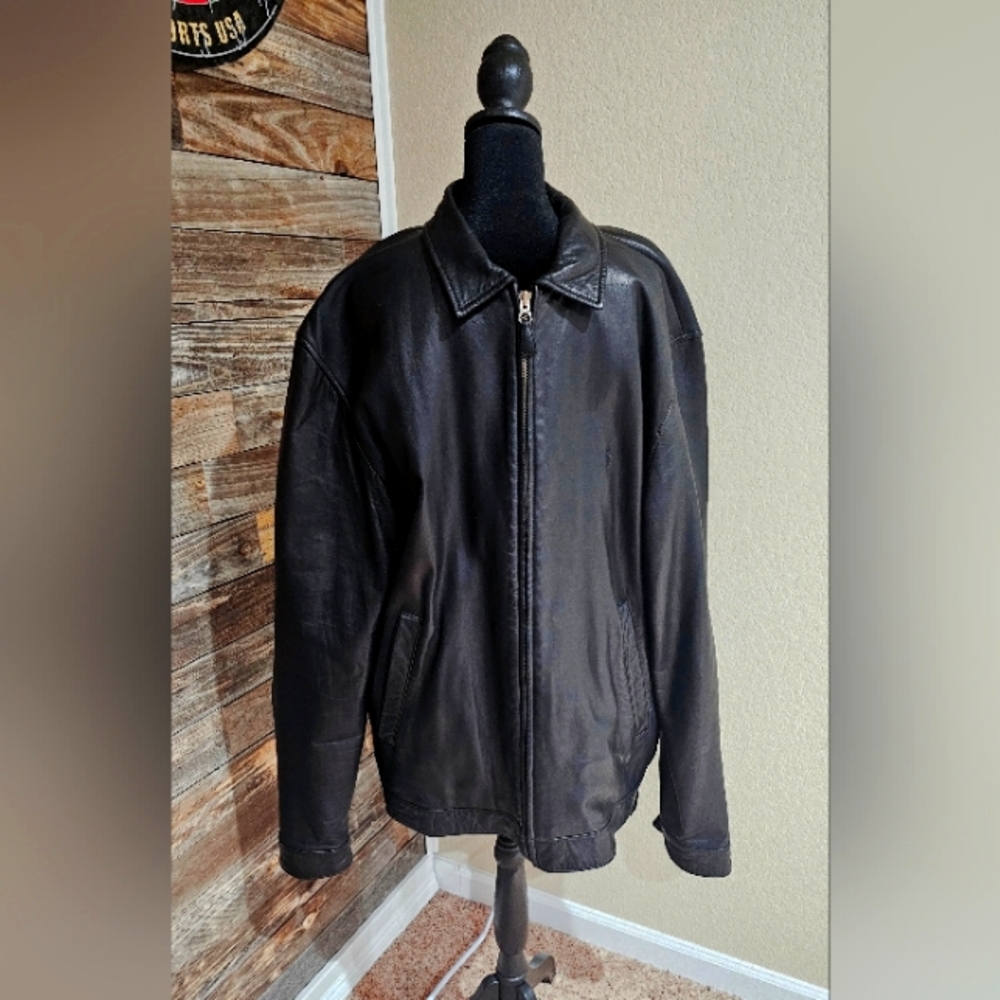 Ralph Lauren Leather Coat. XLT. Excellent condition. So soft!